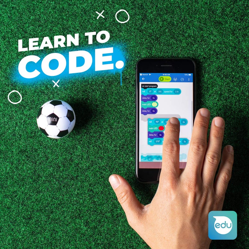 Sphero Mini Soccer - Coding Robot Ball - Educational Coding and Gaming for Kids and Teens - Bluetooth Connectivity - Interactive and Fun Learning Experience for Ages 8+ - Image 4